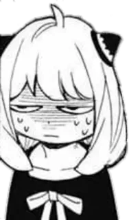 😰 eae9f7ed Anya Forger Spy x Family anya, anya forger, spy x family, anime, manga, personage telegram sticker