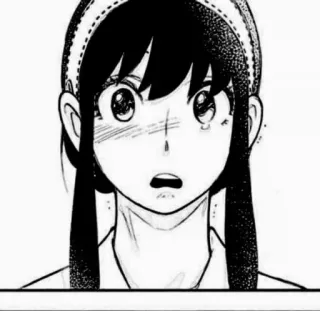 🥺 21189382 Yor Forger Spy x Family yor forger, spy x family, anime, manga, geschockt, ausdruck whatsapp sticker