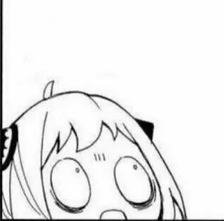 👀 7215f3bc Anya Forger Spy x Family Anime, Manga, Spy x Family, Anya Forger, Schockiert, Lustig, Cartoon whatsapp sticker