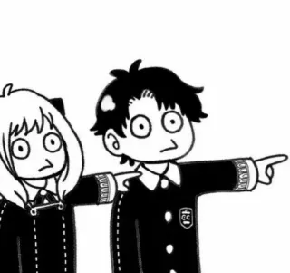 😐 af983f11 Anya Forger Spy × Family Anime, Cartoon, Zeigen, Figuren, Spy Family, Anya, Damian whatsapp sticker