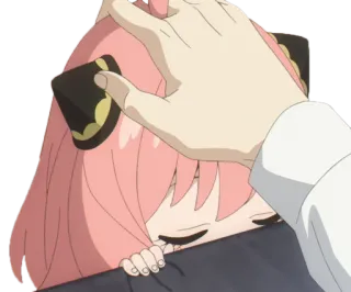 👍 1efbd0c1 Anya Forger Spy x Family Аниме, Spy x Family, Аня Форджер, Погладить по голове, Милый, Мультфильм telegram sticker