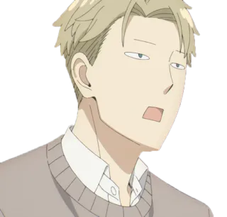 😓 2a7b800d Loid Forger Spy × Family Аниме, Семья шпиона, Лойд Форджер, Наклейка telegram sticker