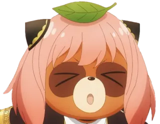 🐻 41cb56a2 Anya Forger Spy × Family Аниме, Наклейка, Мультфильм, Персонаж, Аня, Spy Family, Панда telegram sticker