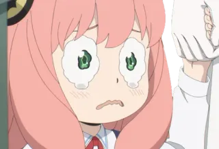 😖 c69ed113 Anya Forger Spy × Family Аниме, Плачет, Аня, Форджер, Spy x Family, Грустно telegram sticker