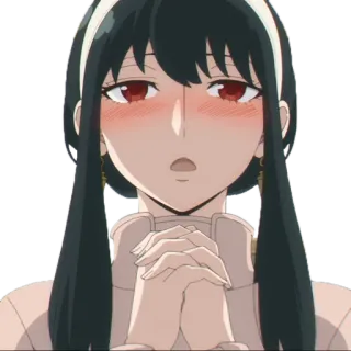 🤗 cf158b83 Yor Forger Spy x Family Аниме, Женщина, Spy x Family, Йор Форджер, Мультфильм telegram sticker