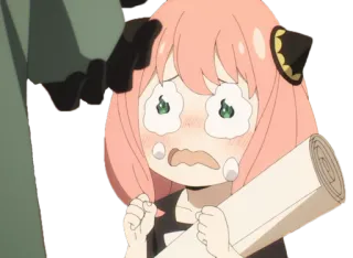 😭 dfab9786 Anya Spy x Family Аниме, Плачет, Аня, Spy x Family telegram sticker