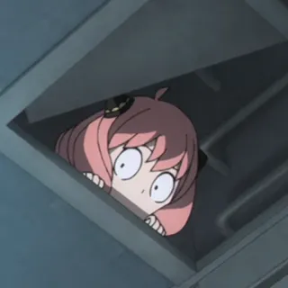 🙈 fd4e5662 Anya Forger Spy x Family Аниме, Семья шпиона, Аня Форджер, Мультфильм, Смешной, Манга telegram sticker