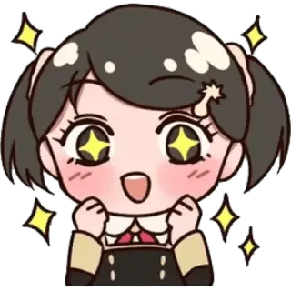🤩 da32f451 Anya Forger Spy x Family Anime, Cartone animato, Carino, Ragazza, Personaggio, Spy x Family, Anya Forger whatsapp sticker