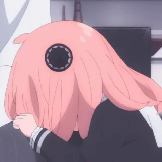 😐 1578fb49 Anya Forger Spy x Family Anime, Spy x Family, Anya Forger, Carino, Cartoni animati, Adesivo, Fanart telegram sticker