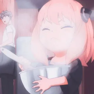 😓 906dec39 Anya Forger Spy × Family Anya, Anime, Ragazza, Cartone animato, Spy Family telegram sticker