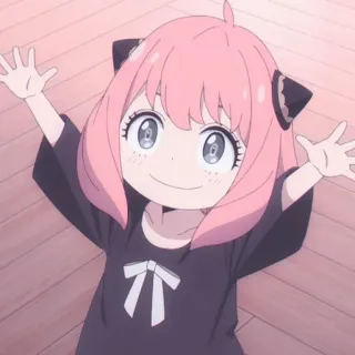 🙂 a417e4e5 Anya Forger Spy × Family anime, ragazza, spy family, anya, carina, forger telegram sticker