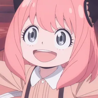 😃 a5f6f826 Anya Forger Spy × Family Anime, Ragazza, Carina, Cartone animato, Fanart, Spy Family, Anya telegram sticker