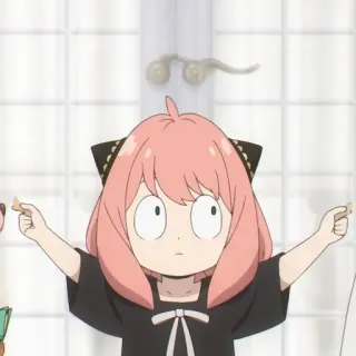 🥜 05e6fd16 Anya Forger Spy x Family 动漫, 角色, 可爱, 间谍过家家, 阿尼亚, 福杰 telegram sticker