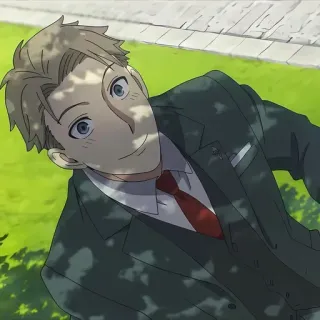 🥜 09875bdf Loid Forger Spy x Family 动漫, 间谍, 卡通, 角色, 西装 telegram sticker