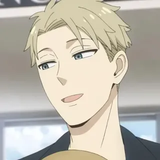 🥜 10d12bfa Loid Forger Spy x Family 动漫, 间谍, 家庭, 金发, 角色 telegram sticker