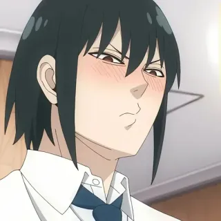 🥜 1860ce59 Yor Forger Spy x Family 动漫, 角色, 约尔·福杰, 间谍过家家, 卡通, 搞笑, 脸红 telegram sticker