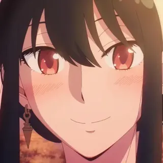 🥜 1d95cc68 Yor Forger Spy × Family 动漫, 角色, 约尔·福杰, 间谍过家家 telegram sticker