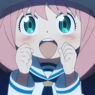 🥜 3b668d3a Anya Forger Spy x Family 动漫, 角色, 福杰, 间谍, 家庭, 阿尼亚 telegram sticker