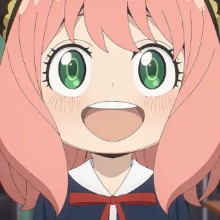 🥜 5ec0138e Anya Spy x Family 阿尼亚·福杰, 间谍过家家, 动漫, 漫画, 可爱, 卡通, 女孩 telegram sticker