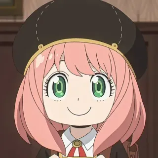 🥜 b2e6efe6 Anya Forger Spy x Family 动漫, 女孩, 间谍过家家, 阿尼亚·福杰, 卡通, 可爱, 粉丝艺术 telegram sticker