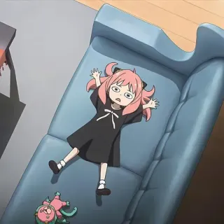 🥜 caa406f2 Anya Forger Spy x Family 阿尼亚, 间谍过家家, 动漫, 卡通, 可爱, 搞笑 telegram sticker