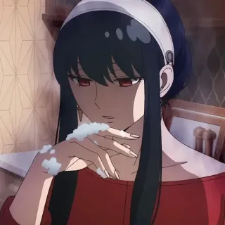 🥜 dbb84ce1 Yor Forger Spy × Family 动漫, 间谍过家家, 约尔·福杰, 卡通, 角色 telegram sticker