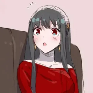 😳 182a6b59 Yor Forger Spy × Family Аниме, Йор Форджер, Семья шпиона, Мультфильм, Персонаж telegram sticker