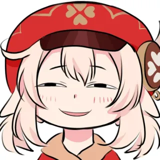 😈 90c50da3 Klee Genshin Impact кли, genshin impact, аниме, видеоигра, персонаж, милый telegram sticker