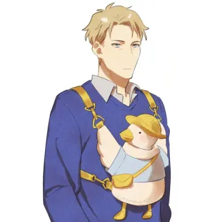 😑 b90edfea Loid Forger Spy x Family Аниме, Фанатское творчество, Персонаж, Цифровое искусство, Spy x Family telegram sticker