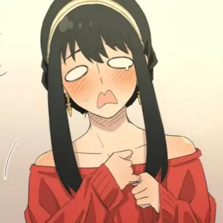 😵‍💫 e43aed53 Yor Forger Spy × Family Аниме, Spy x Family, Йор Форджер, Мультфильм telegram sticker