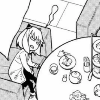 🟥 73016f0f Anya Forger Spy x Family 动漫, 漫画, 间谍过家家, 阿尼亚·福杰, 可爱, 女孩, 卡通 telegram sticker