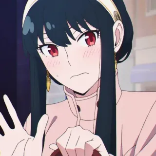 🕵️‍♂️ 7348a867 Yor Forger Spy × Family Anime, Yor Forger, Spy x Family, Lindo, Mujer, Personaje whatsapp sticker