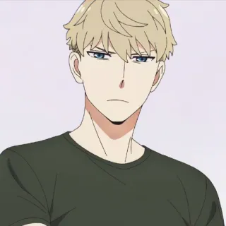 🕵️‍♂️ dbe05c8d Loid Forger Spy × Family anime, personaje, Loid Forger, Spy x Family, pelo rubio, chico anime whatsapp sticker