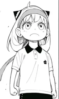 😠 41e66a10 Anya Forger Spy x Family Аниме, Spy x Family, Аня, Аня Форджер, Мультфильм telegram sticker