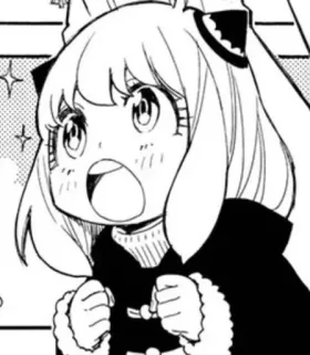 🤩 460e2d16 Anya Forger Spy x Family Аниме, Манга, Семья шпиона, Аня, Форджер telegram sticker