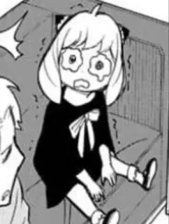 😢 ec85919a Anya Forger Spy × Family Аниме, Манга, Плачет, Фанатское творчество, Spy x Family telegram sticker