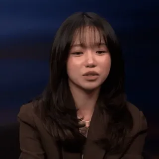 🏹 7f79d282 woman, portrait, brunette, actress, beauty, young adult, korean telegram sticker