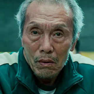 😶 48203f21 Oh Il-nam Squid Game Squid Game, Oh Il-nam, Personaggio, Vecchio, Serie, Netflix telegram sticker