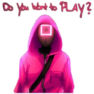 Squid game fanArt @Anak_kucing_stiker telegram stickers