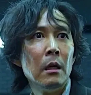 🌟 def866b6 Seong Gi-hun Squid Game Squid Game, Seong Gi-hun, Koreański serial, Netflix, Dramat, Thriller telegram sticker