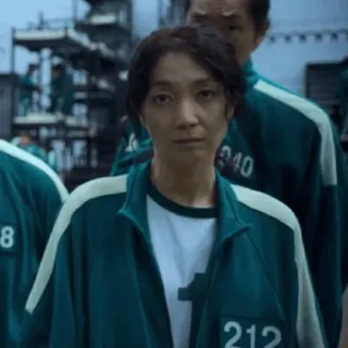 😐 152fd69b Squid Game squid game, người chơi 212, nhân vật, netflix, sinh tồn telegram sticker