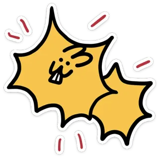 🐿️ 35fec0a5 animal, cartoon, sticker, cute, rabbit, illustration telegram sticker