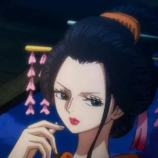 🌟 1b31ec72 Komurasaki One Piece Anime, One Piece, Komurasaki, Geisha, Karakter, Wanita, Tradisional telegram sticker