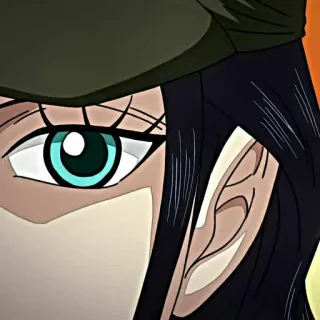 😍 3eabc431 Nico Robin One Piece nico robin, one piece, anime, karakter, mata, wajah telegram sticker