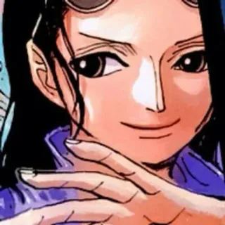 🌟 4324a978 Nico Robin One Piece nico robin, one piece, anime, manga, karakter, bajak laut telegram sticker