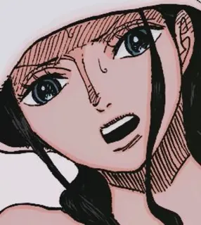 🌟 4df777df Nico Robin One Piece nico robin, one piece, anime, manga, karakter telegram sticker