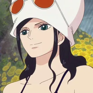 🌟 db8a60b5 Nico Robin One Piece Anime, One Piece, Nico Robin, Bajak Laut, Manga, Karakter telegram sticker