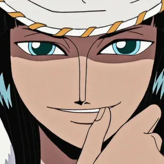 🌟 e00147d3 Nico Robin One Piece Nico Robin, One Piece, Anime, Manga, Karakter, Wanita telegram sticker