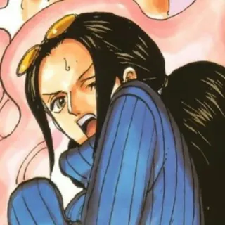 🌟 f7ee65f4 Nico Robin One Piece Anime, Manga, One Piece, Nico Robin, Karakter, Karya seni telegram sticker