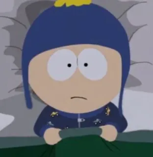 🙁 11aec28b Craig Tucker South Park мультфильм, персонаж, Крейг, Южный Парк, анимация telegram sticker
